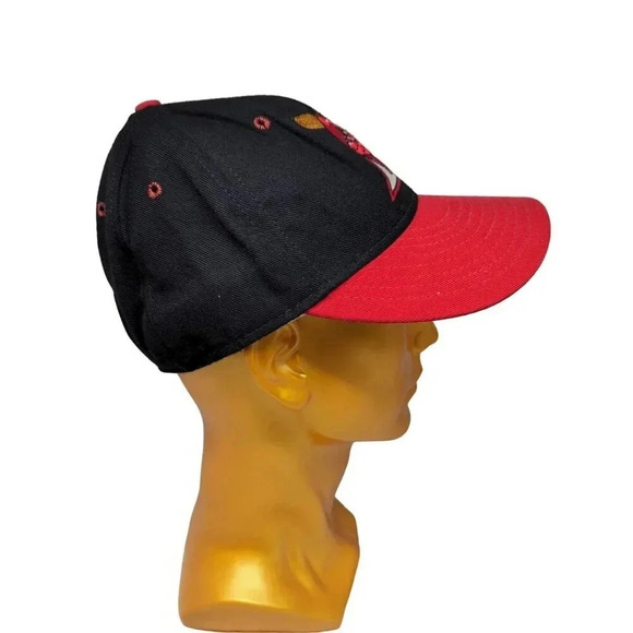 RARE Vintage Pro Line El Paso Diablos Baseball Hat Size 6 3/4 Black Red - Picture 6 of 8
